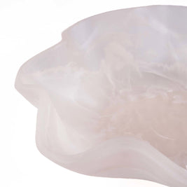 The Resin Organic Fruit Bowl - Pink/White