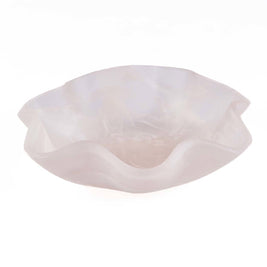 The Resin Organic Fruit Bowl - Pink/White