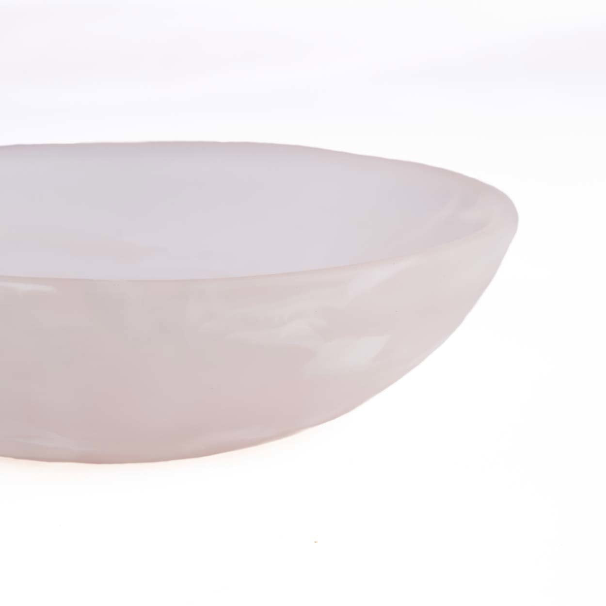 The Resin Organic Bowl - Pink/White - M