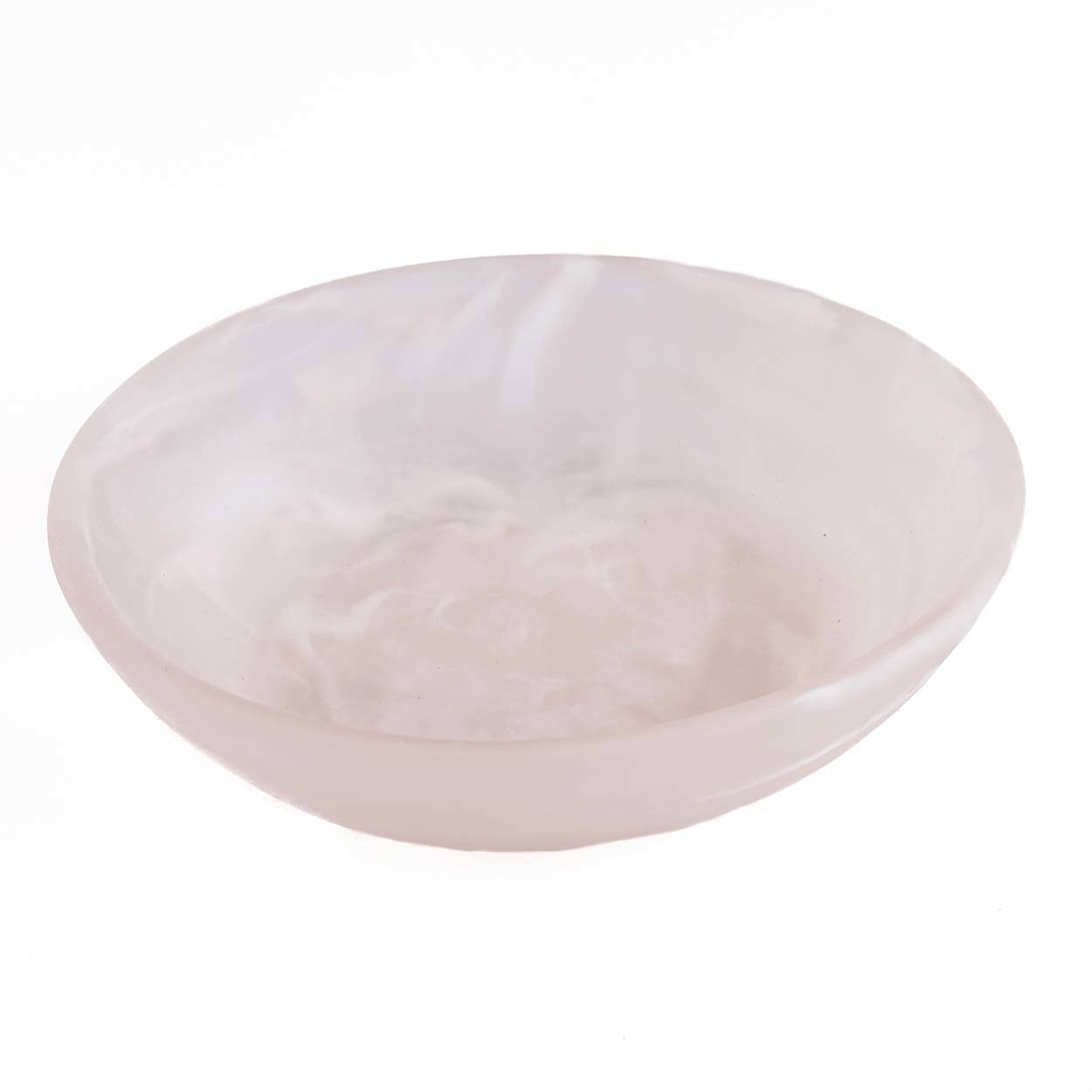 The Resin Organic Bowl - Pink/White - M