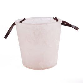 The Resin Ice Bucket - Pink and White