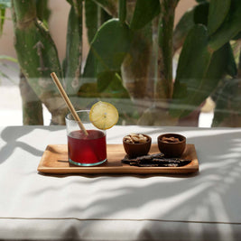 The Teak Root Sushi Plate - M