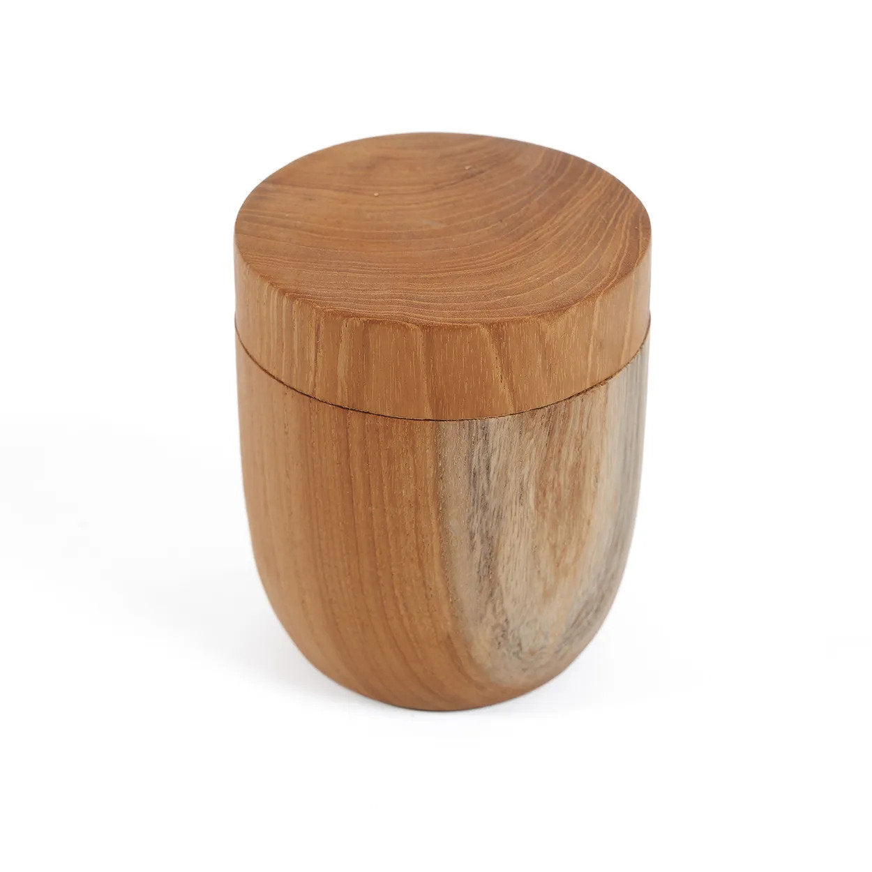 Teak Root Jar, Low - M