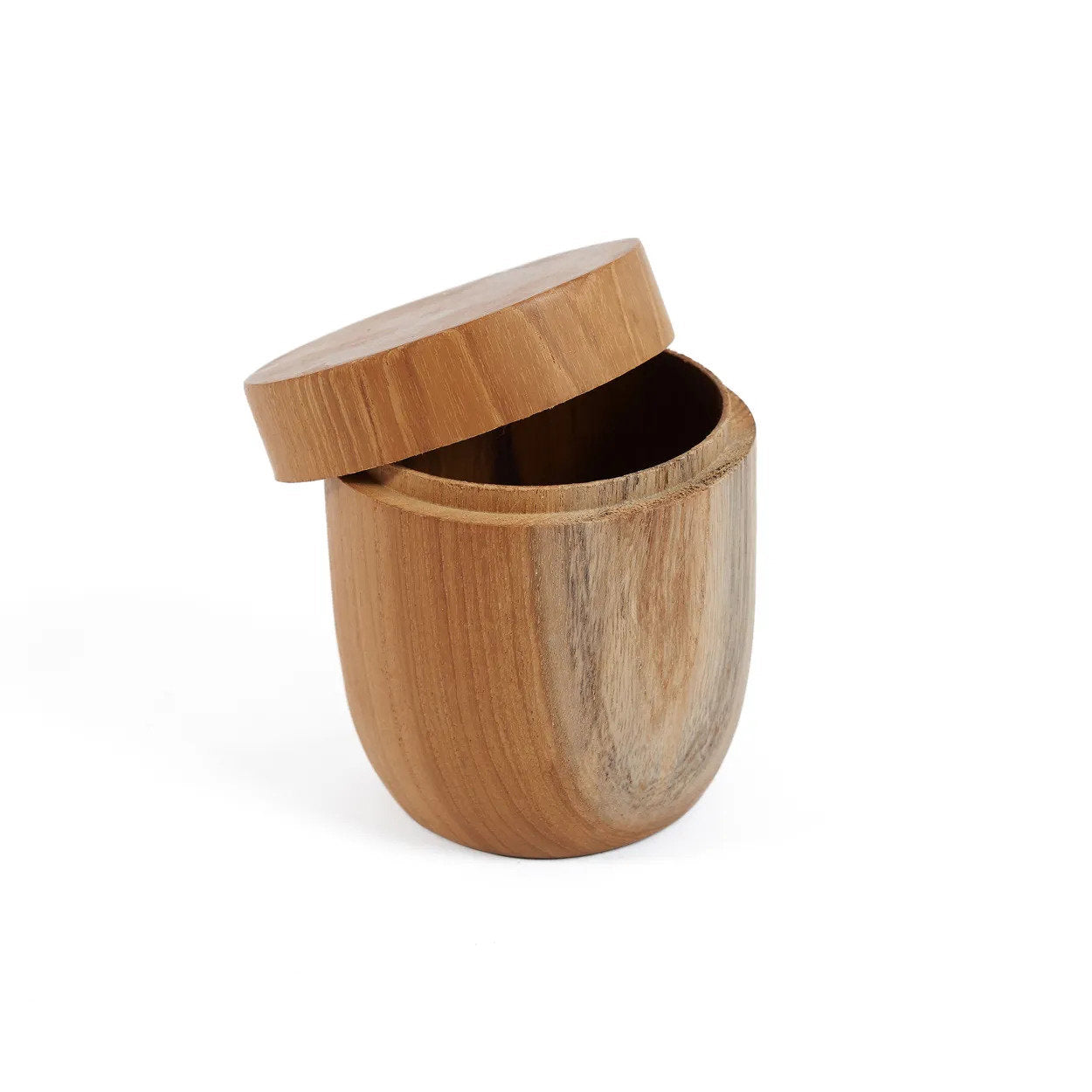 Teak Root Jar, Low - M