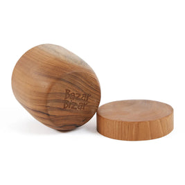 Teak Root Jar, Low - M