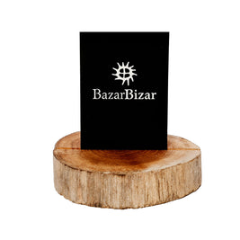 The Teak Root Card Holder