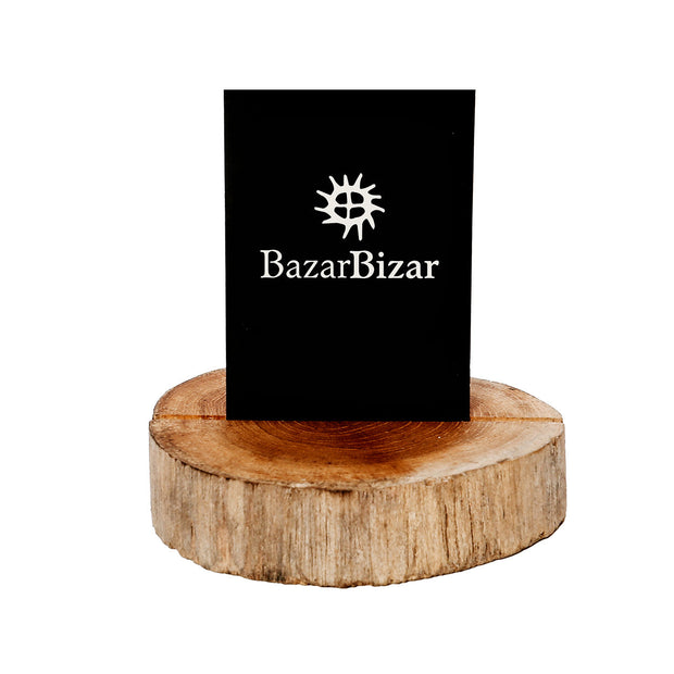 The Teak Root Card Holder