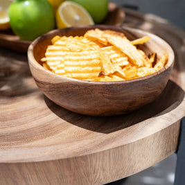 The Teak Root Snack Bowl - S