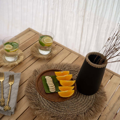 The Seagrass Raffia Placemat - Natural