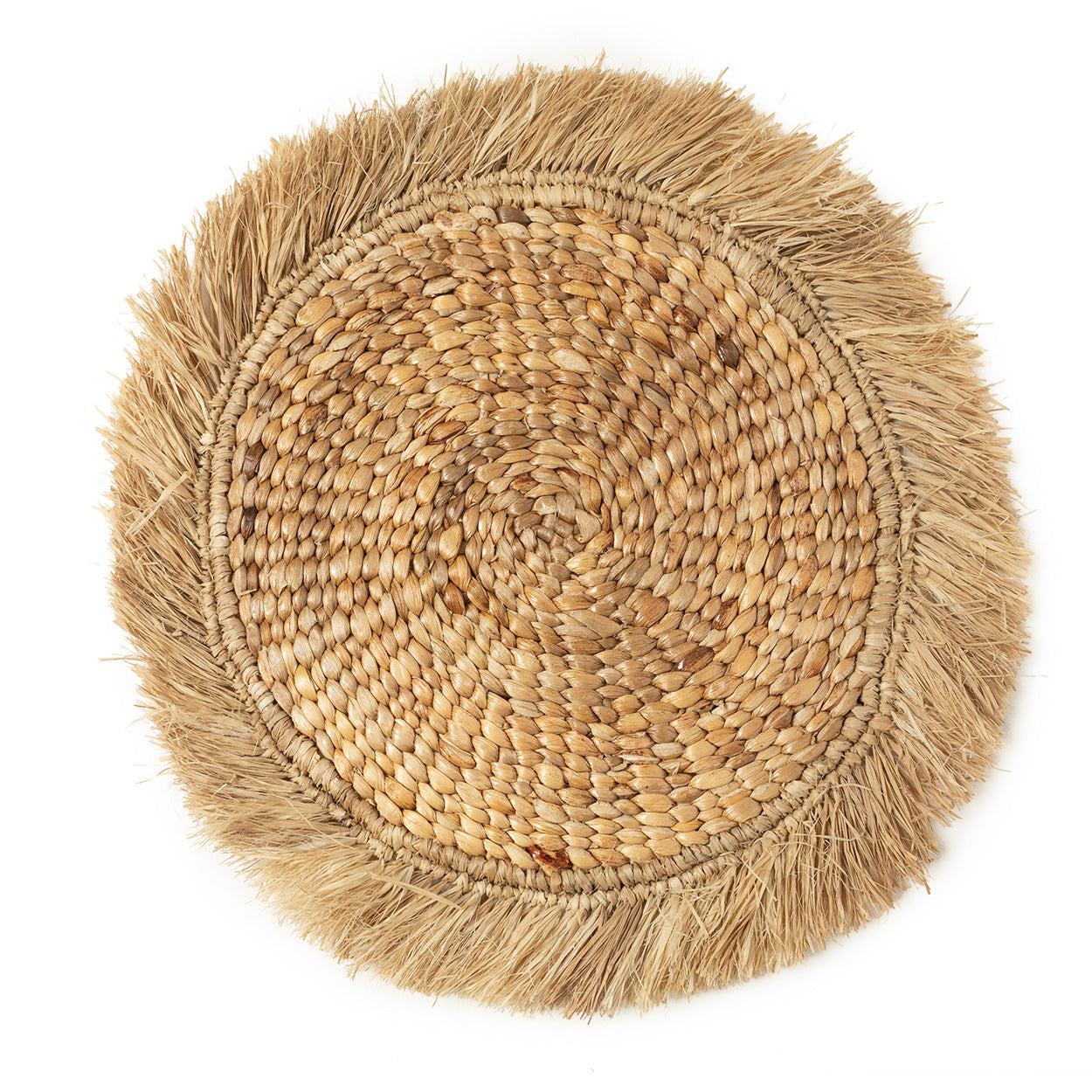Platzset aus Wasserhyazinthe und Raffia - Natur