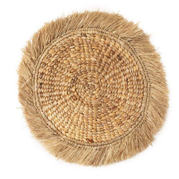 Platzset aus Wasserhyazinthe und Raffia - Natur