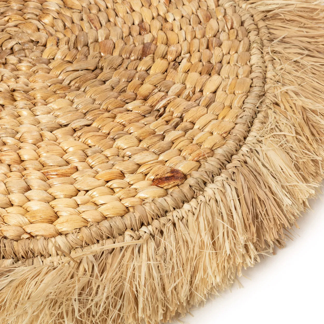 Platzset aus Wasserhyazinthe und Raffia - Natur