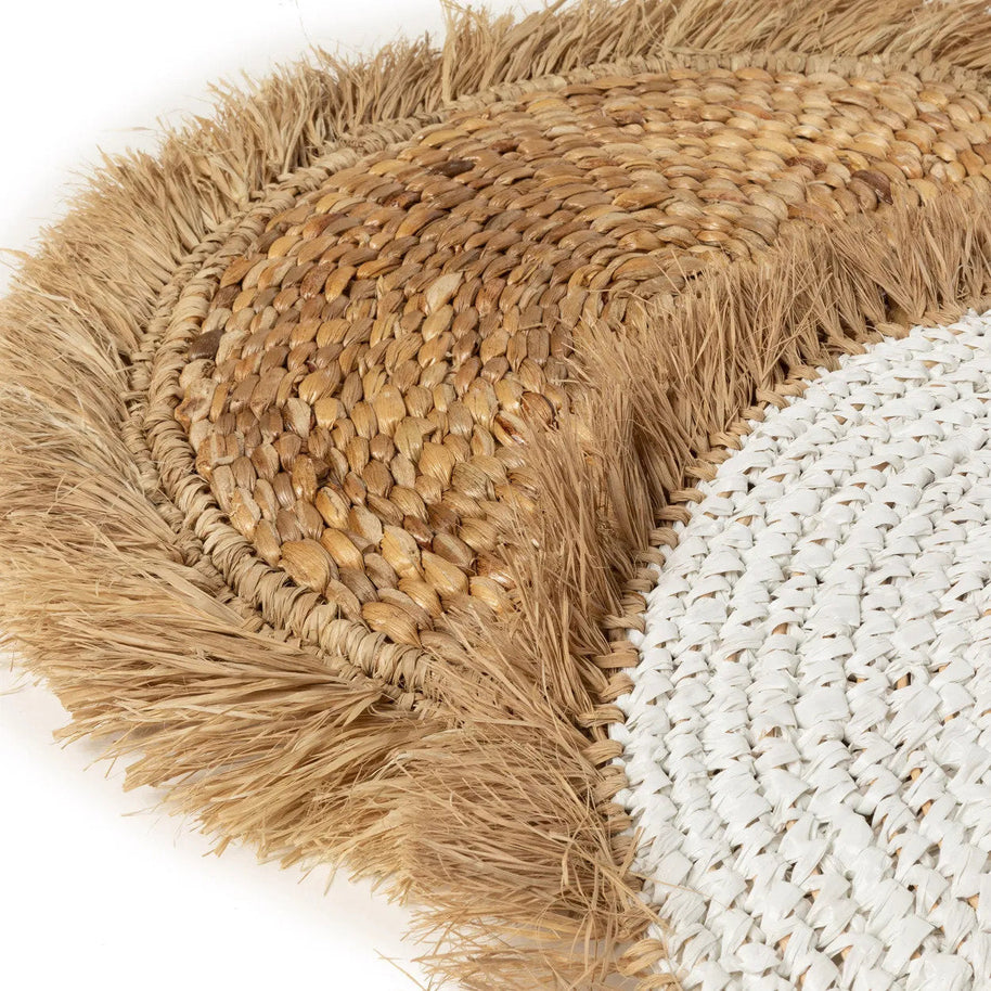 Platzset aus Wasserhyazinthe und Raffia - Natur