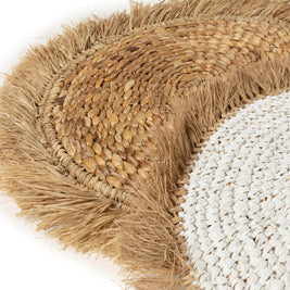 Platzset aus Wasserhyazinthe und Raffia - Natur