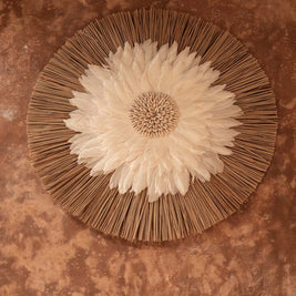The Alang Feather Juju - Natural White