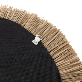 The Alang Feather Juju - Natural White
