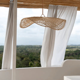 The Chapeau Pendant - Natural - L