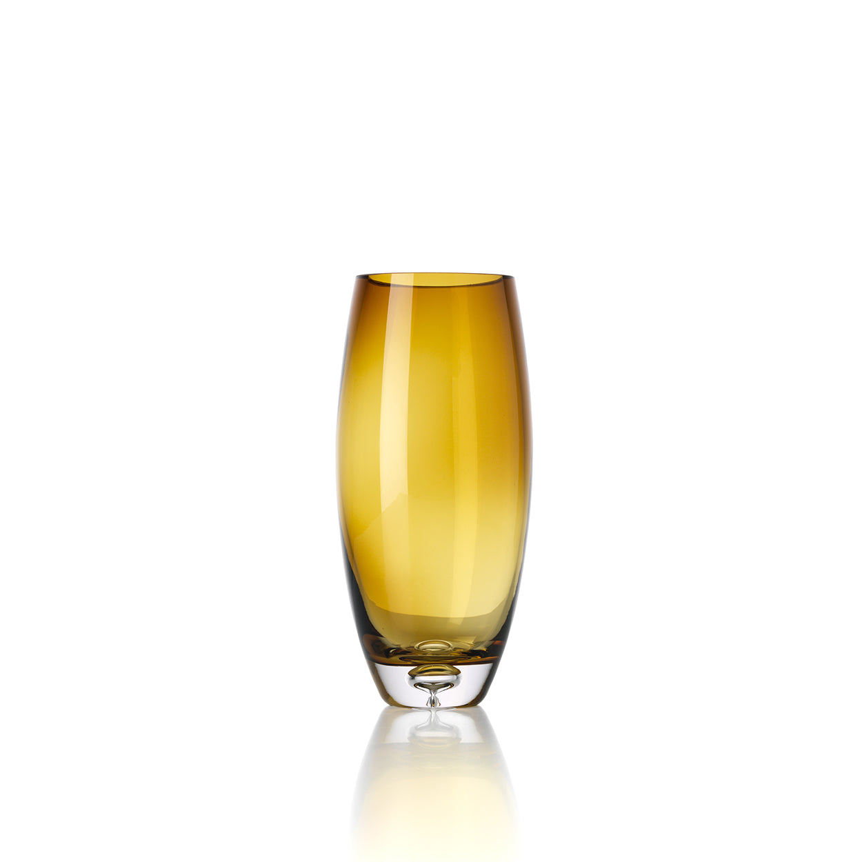 Die Honigglanz-Vase - Braun-Gold - M