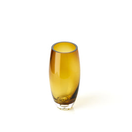 Die Honigglanz-Vase - Braun-Gold - M