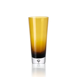 Vase Sonnenuntergangsglühen - Braun-Gold - L