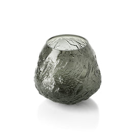 Die Erdkrater-Vase - Schwarz - L