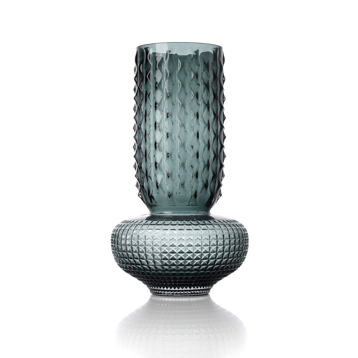 Die Saphir-Juwelen-Vase - Blau - L