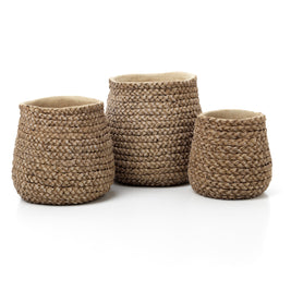 The Fake Braided Planter - Natural - S