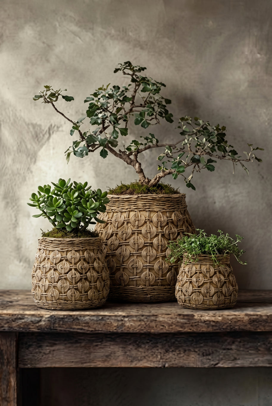 The Knot Concrete Planter - L