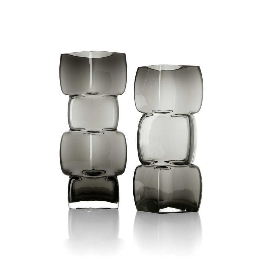 The Cubes Vase - Dark Grey - M