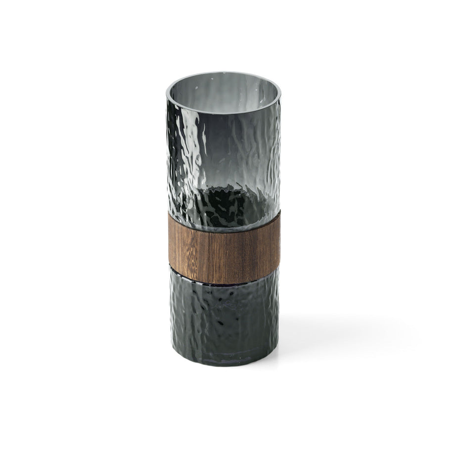 The Wood You Be Mine Vase - Dark Grey - L