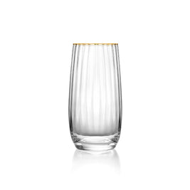 Highball mit goldenem Rand - Naturgold