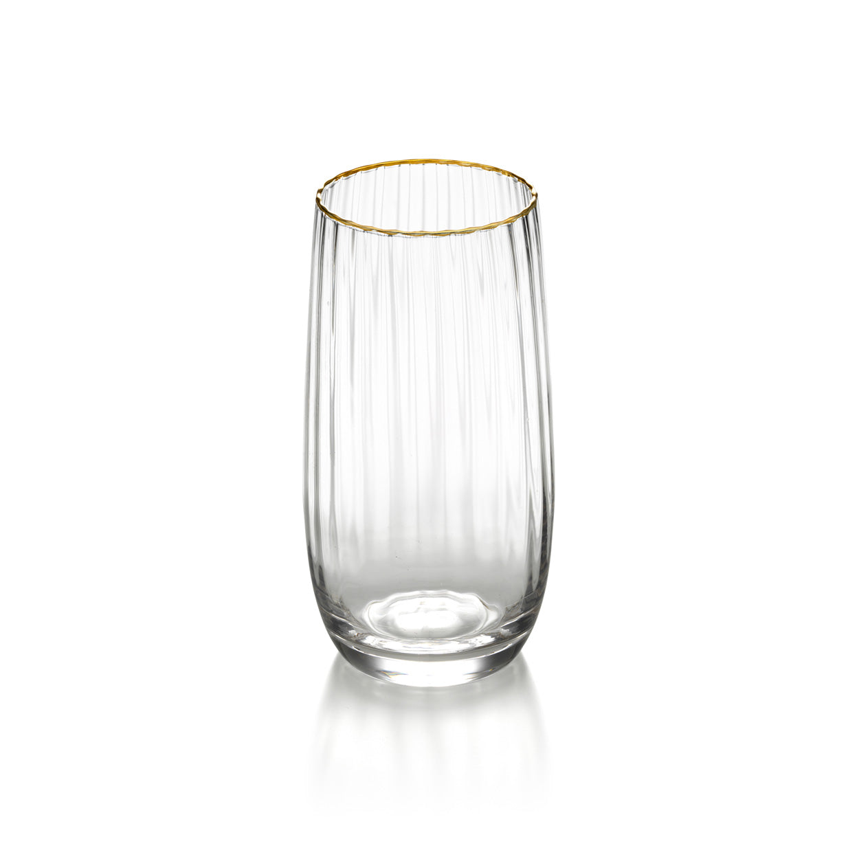 Highball mit goldenem Rand - Naturgold