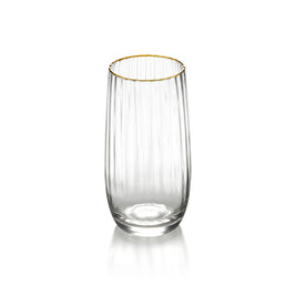 Highball mit goldenem Rand - Naturgold