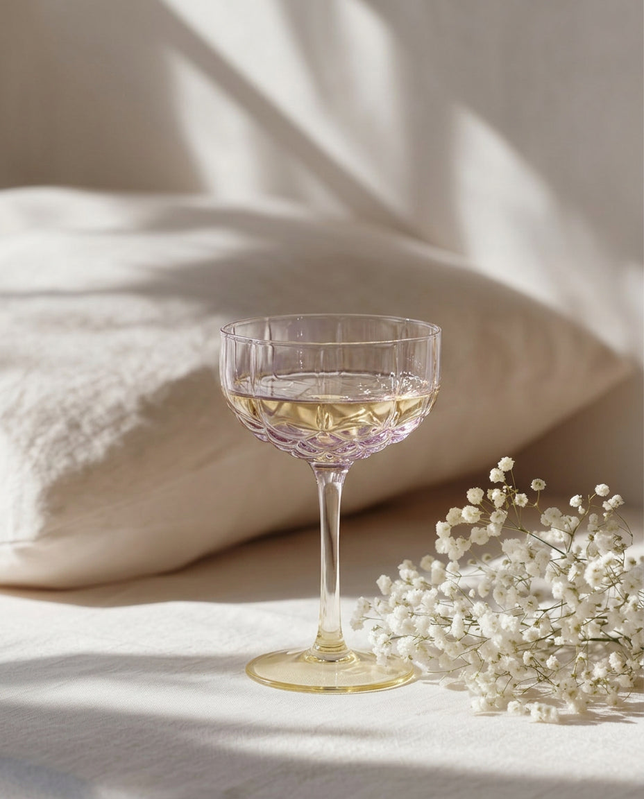 Pink Blush Cocktail-Coupe - Rosa