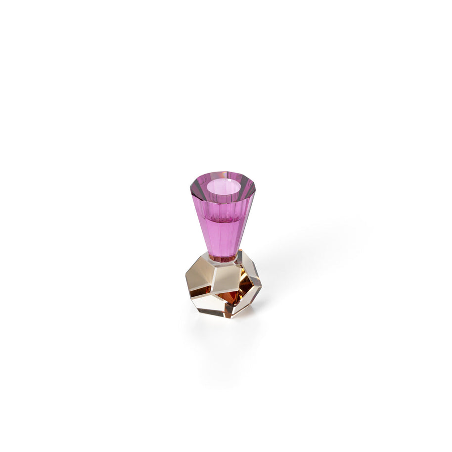 Amethyst‑Flammen‑Kerzenhalter