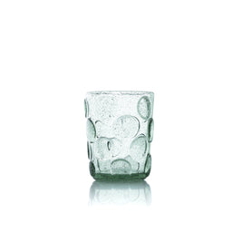 Wasserglas 'Frosted Dot' - Aqua