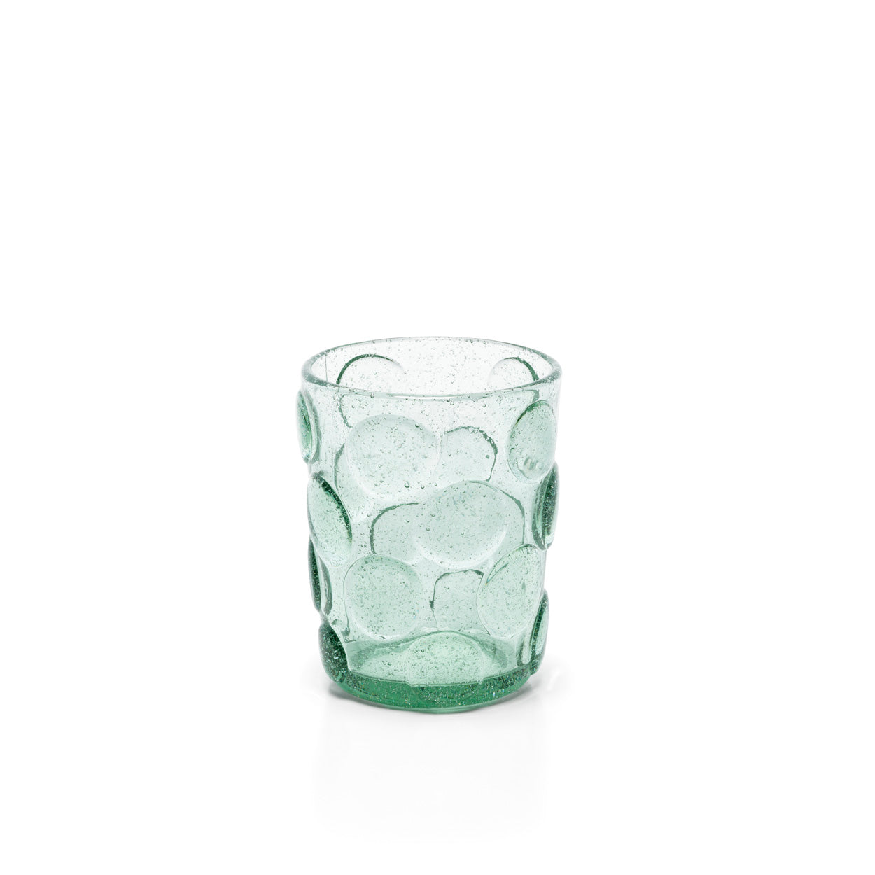 Wasserglas 'Frosted Dot' - Aqua