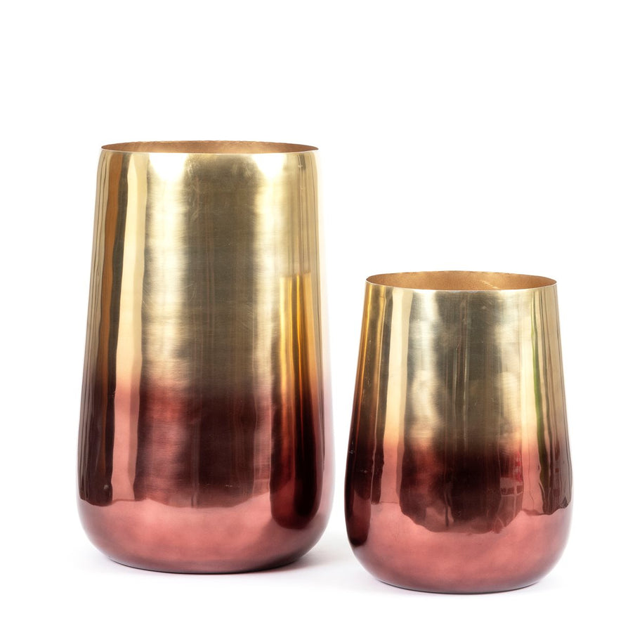 The Two-Tone Brass Planter - Brass - XL