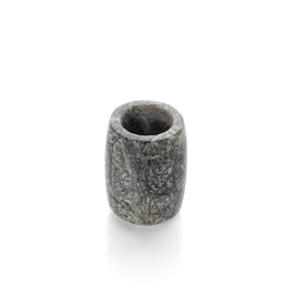 The Bidasar Marble Candle Holder - Green - Tall