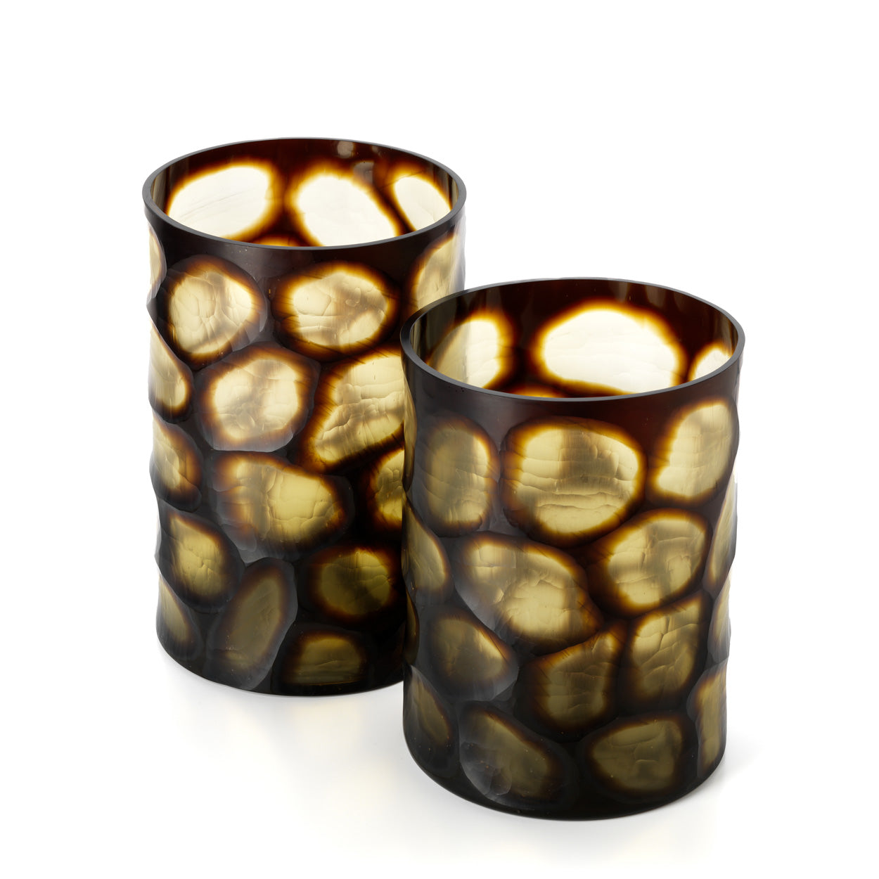 The Golden Wave Vase - Honey - L