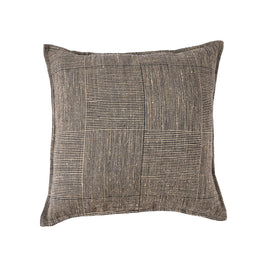 The Bloc Party Cushion Cover - Black/Natural - 50 x 50 cm