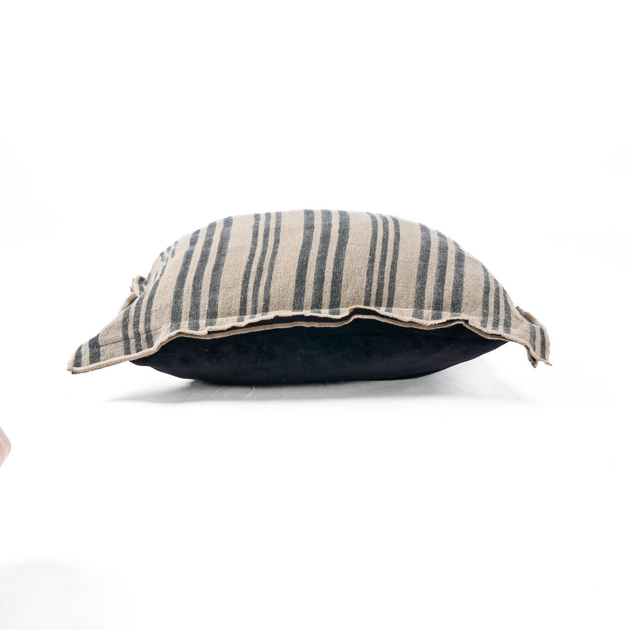 The Nordic Stripe Cushion Cover - Natural/Black - 50 x 50 cm