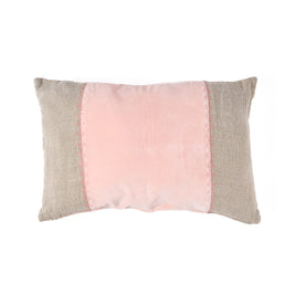The Velvet Divorce Cushion Cover - Natural Pink - 30x50