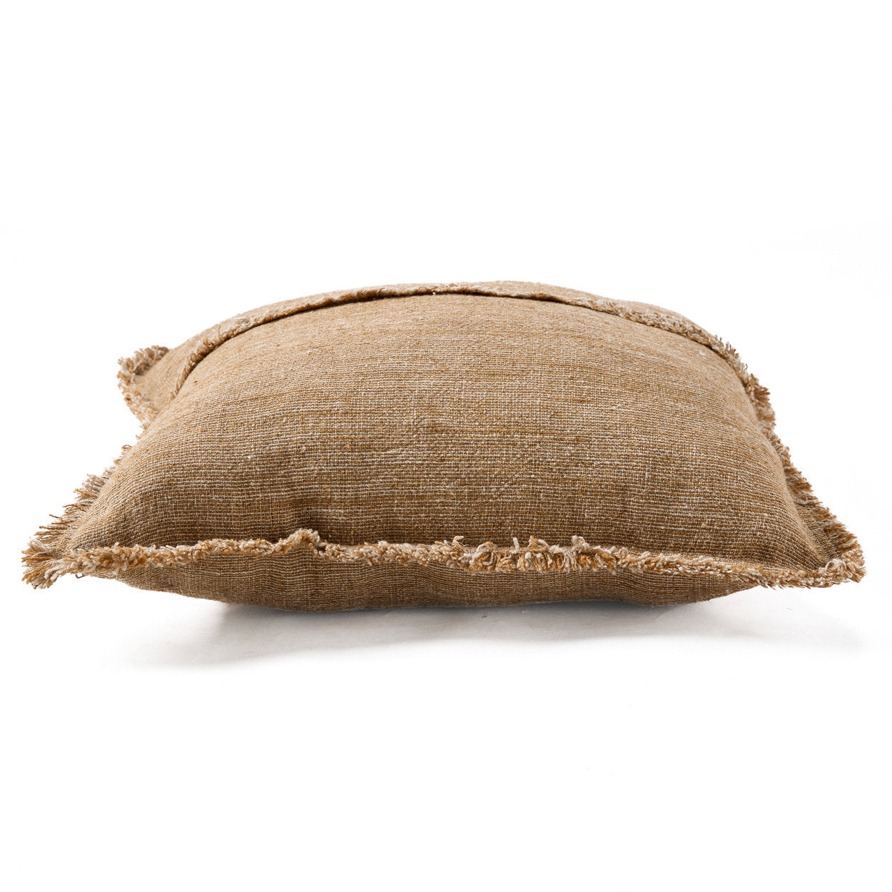 The Sahara Fringe Cushion Cover - Natural Brown - 50 x 50 cm