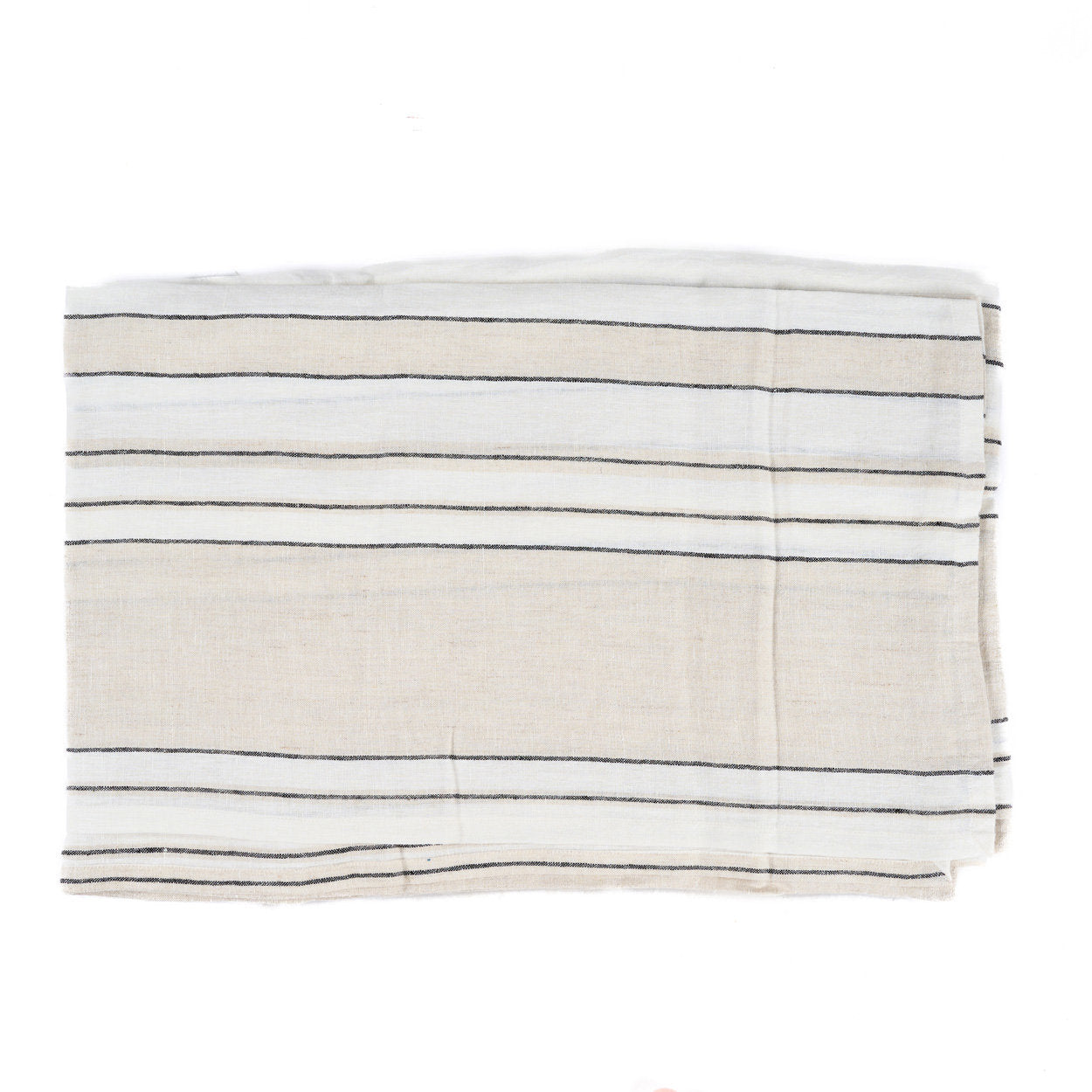 The Provence Tablecloth - Natural Black and White - 150 x 300 cm