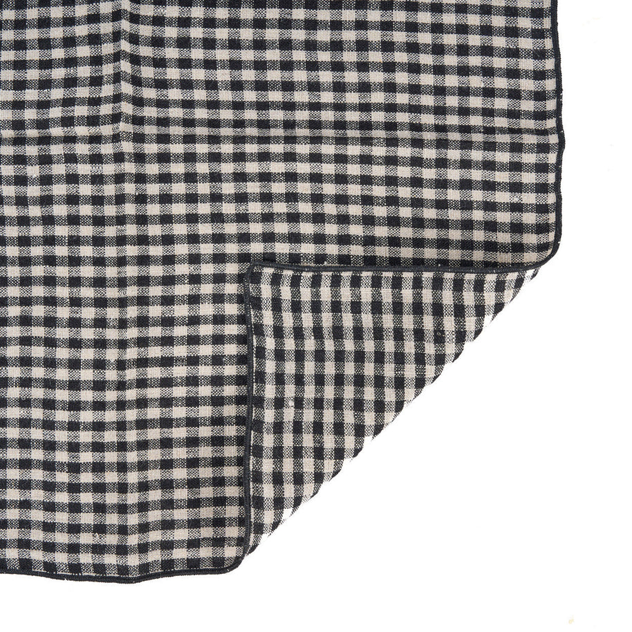 The Picnic Napkin - Natural Black - 45 x 45 cm