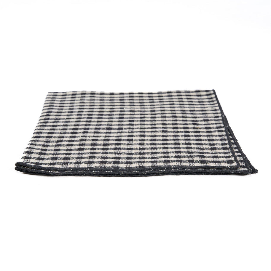The Picnic Napkin - Natural Black - 45 x 45 cm