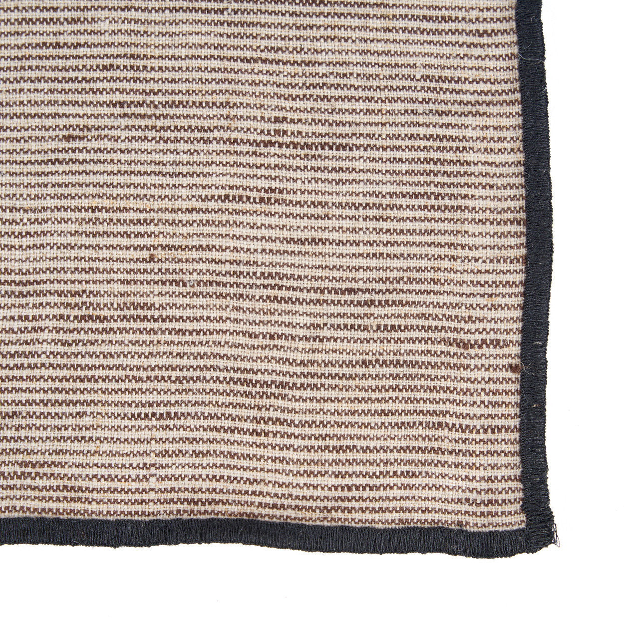The Code Leinenserviette - Natural Black - 45 x 45 cm