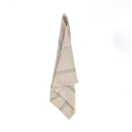 The Lint Biscuit Napkin - Natural Black - 45 x 45 cm