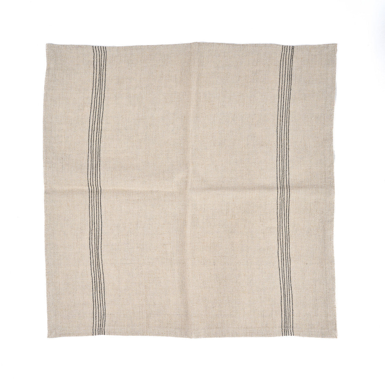 The Lint Biscuit Napkin - Natural Black - 45 x 45 cm
